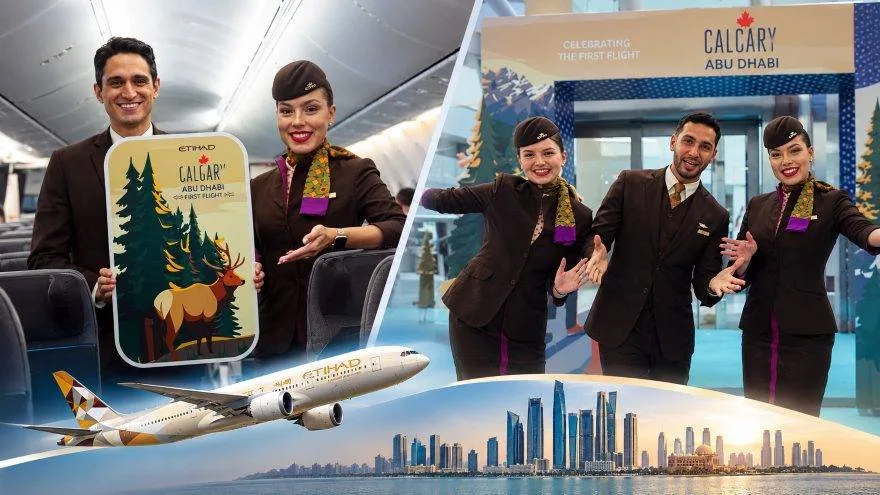 Etihad запускает первый прямой рейс Абу-Даби–Калгари