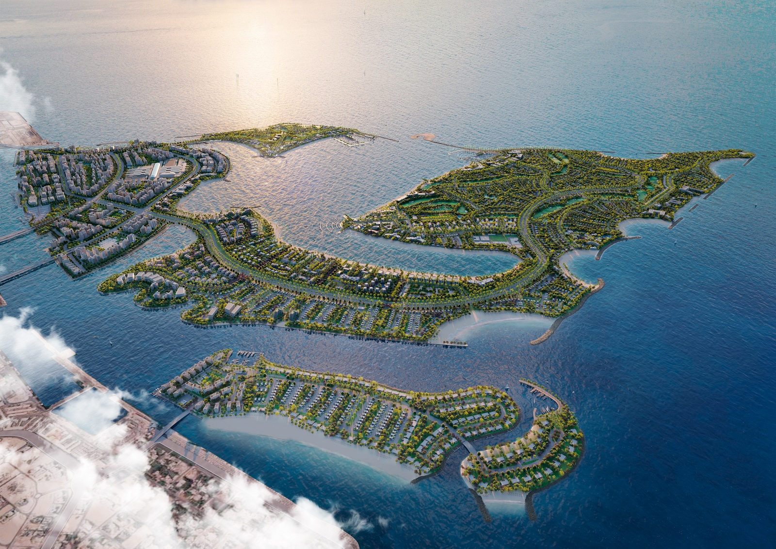 Nakheel заключила контракт на берегоукрепление архипелага Dubai Islands