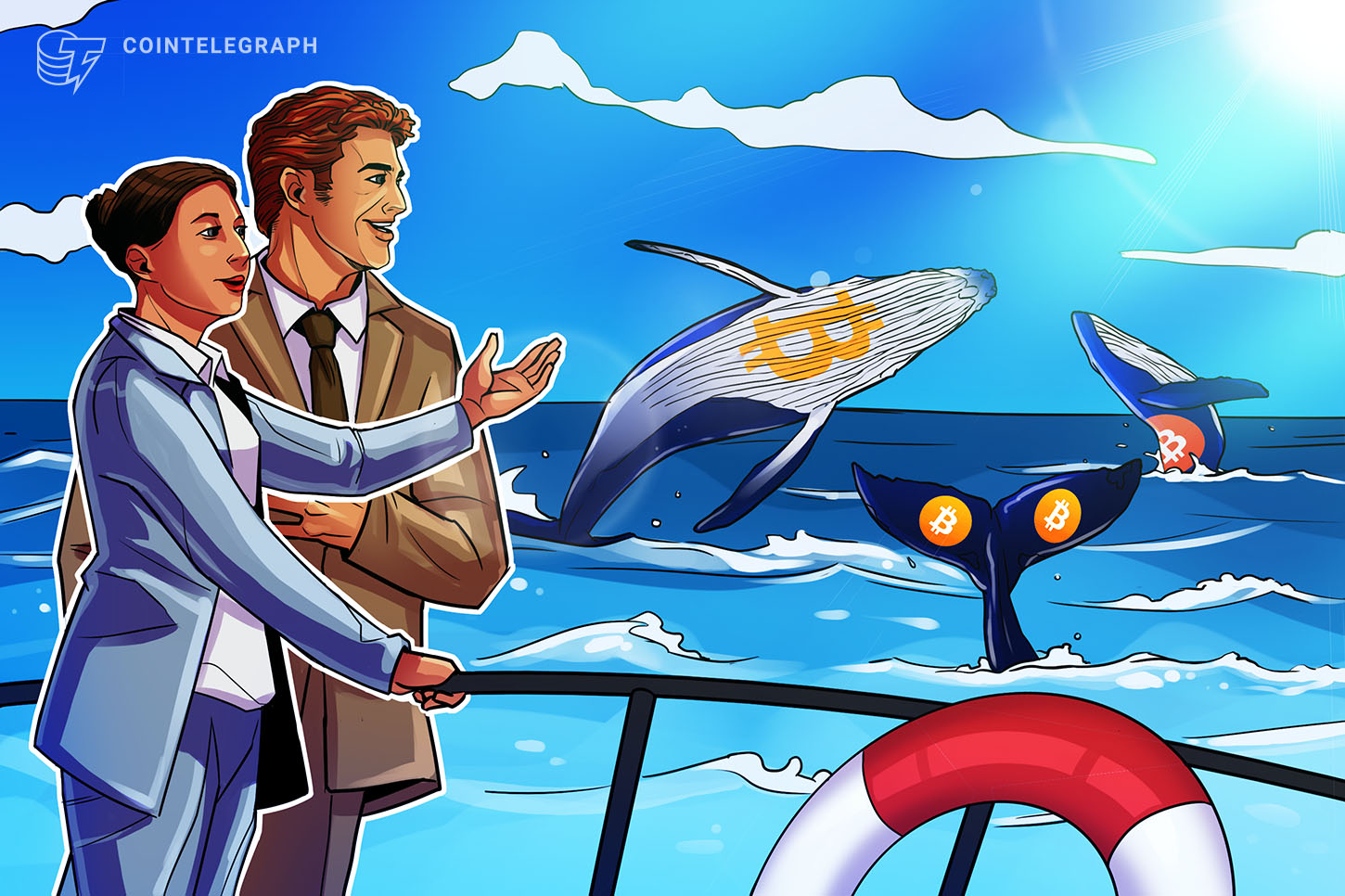 Bitcoin взлетел к $64 000 на фоне покупок американских китов