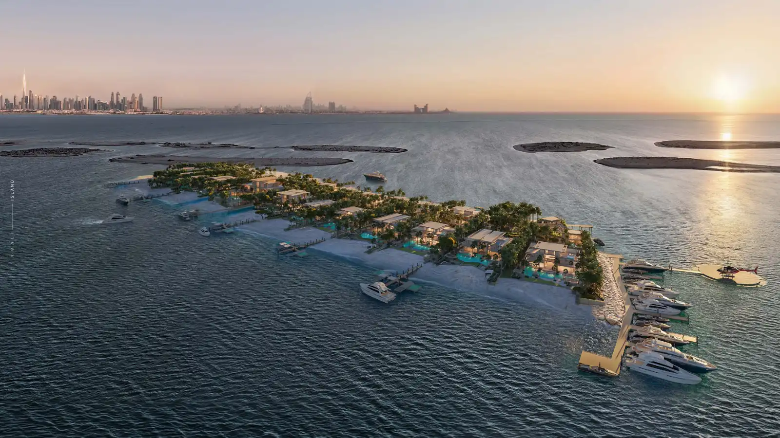 Amali Island — Amali Island: визуализация застройщика