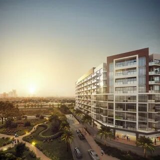 Azizi Beach Oasis 2 — Studio City: визуализация застройщика