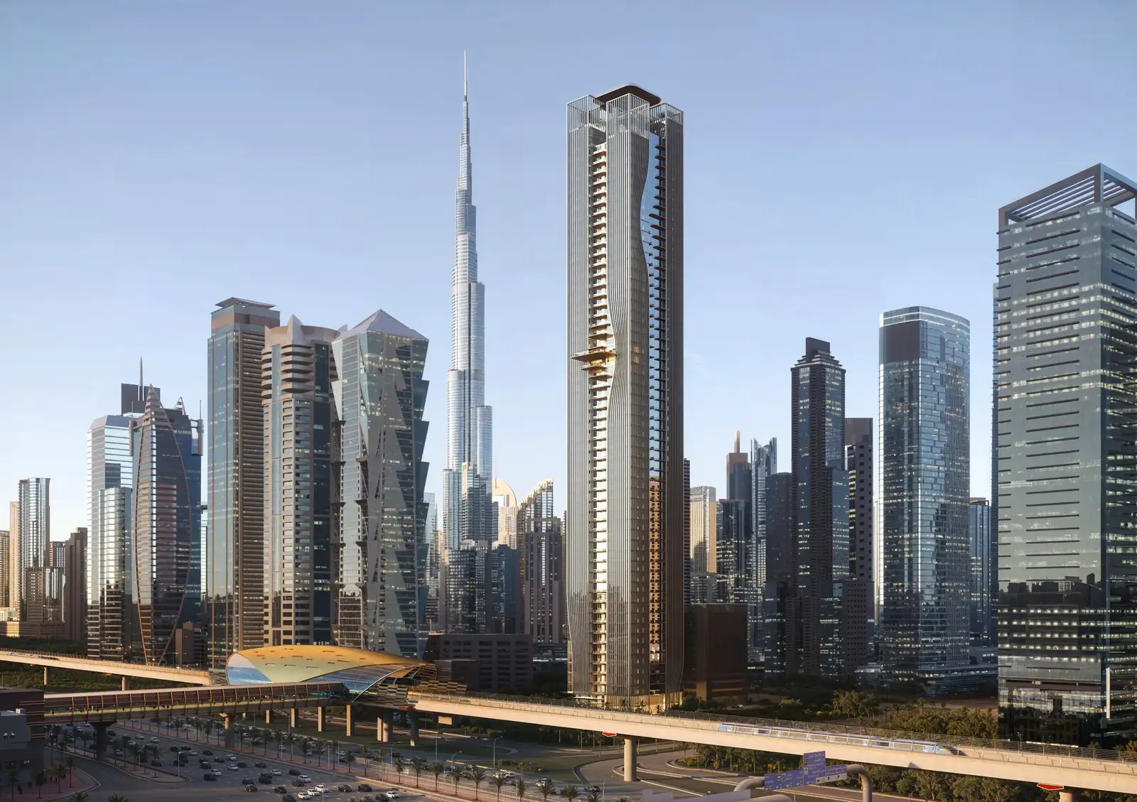 Berkeley Tower — Business Bay: визуализация застройщика