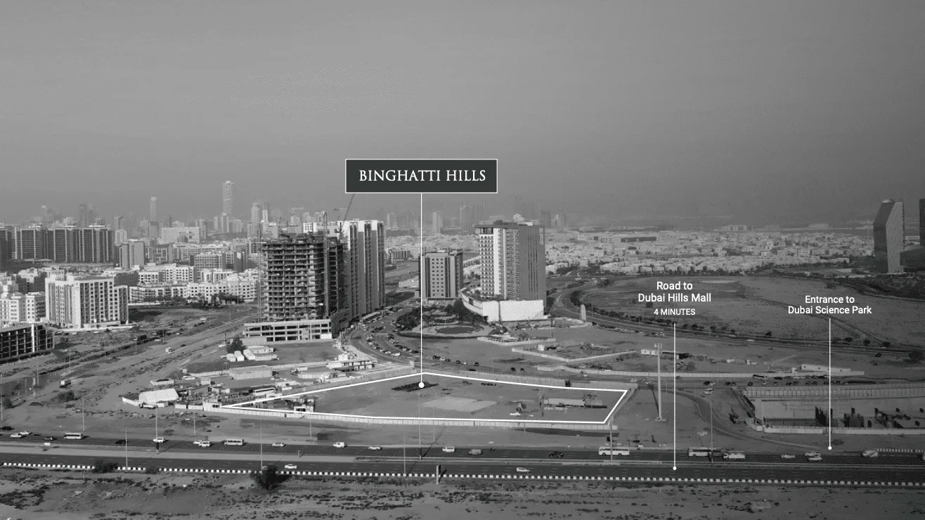 Binghatti Hills — Dubai Science Park: визуализация застройщика