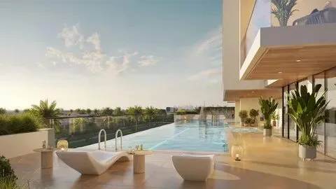 Bliss Tower — Dubai Land Residence Complex: визуализация застройщика