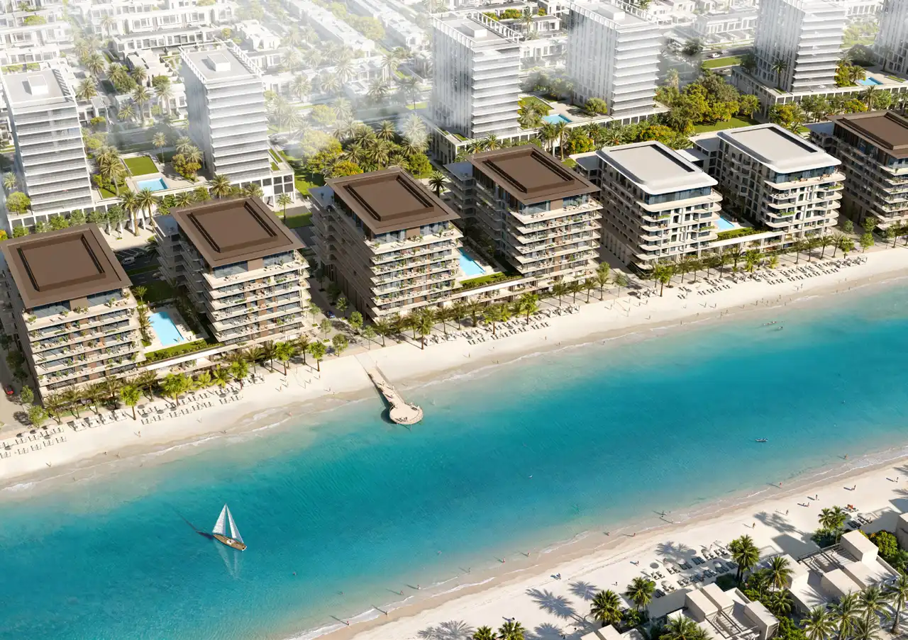 Blue Beach Residence — Sharjah Waterfront City: визуализация застройщика