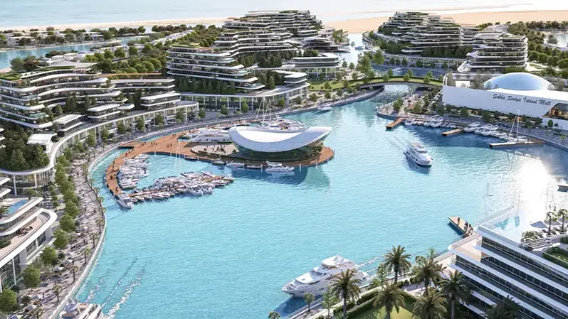 Delphine Beach Residences — Siniya Island: визуализация застройщика