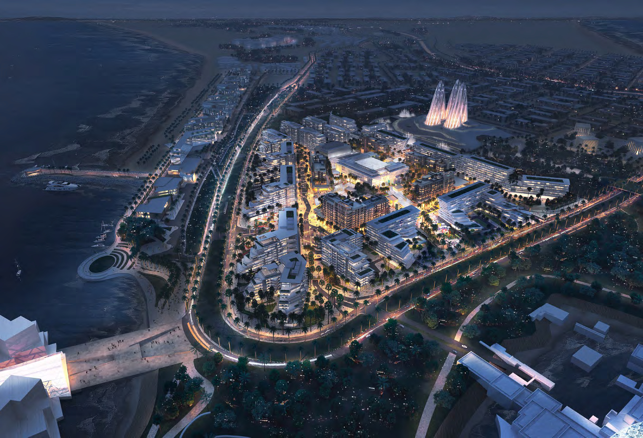 Grove Museum Views — Aldar Properties, Saadiyat Island (Cultural District)