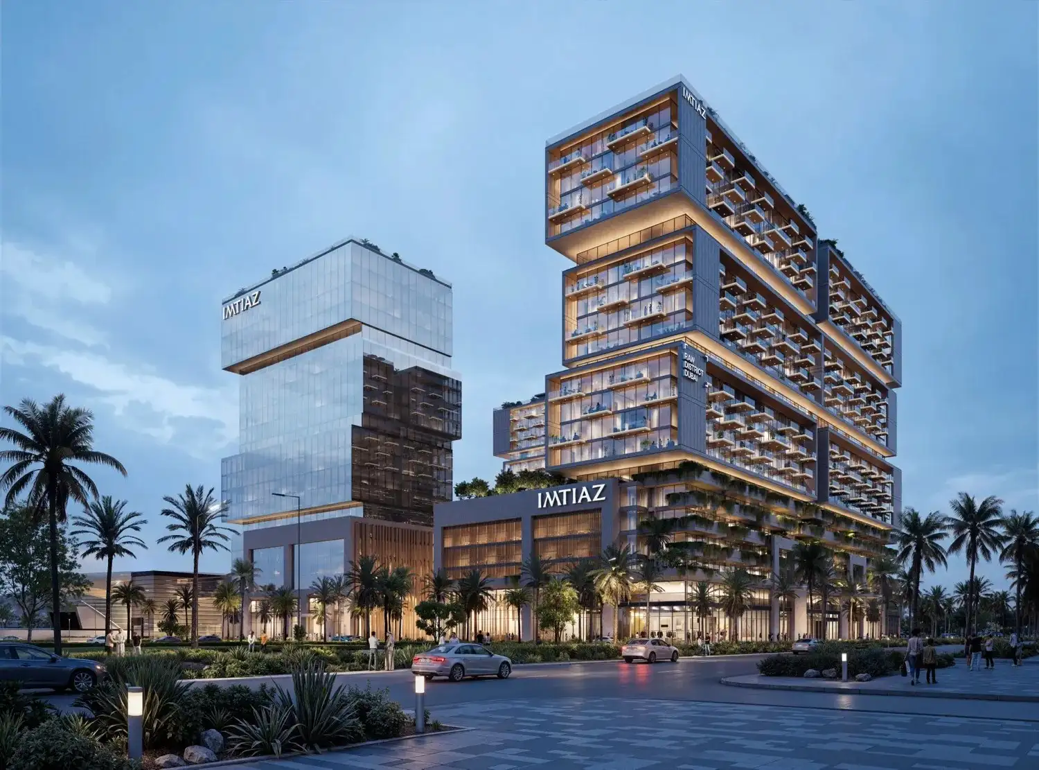 RAW District — Sheikh Zayed Road: визуализация застройщика