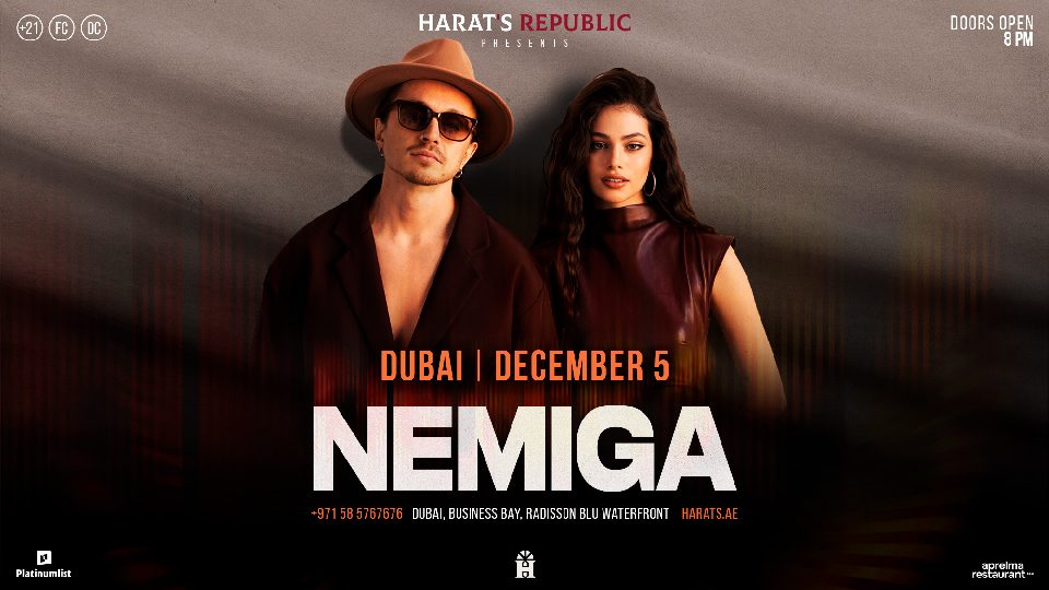 NEMIGA Live at Harat's Republic in Dubai