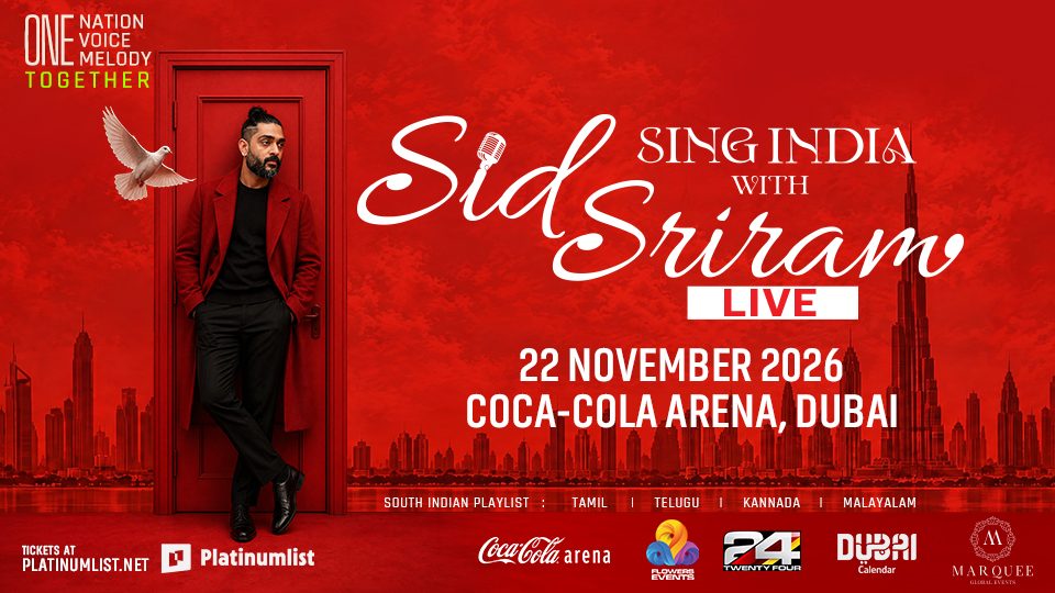 Sid Sriram - Sing India in Dubai