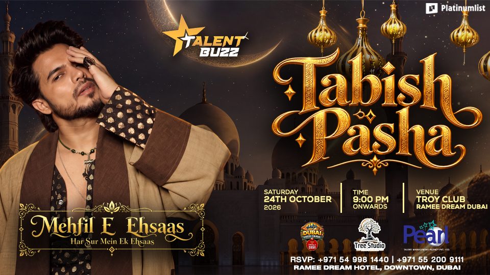 Tabish Pasha Mehfil E Ehsaas at Troy in Dubai