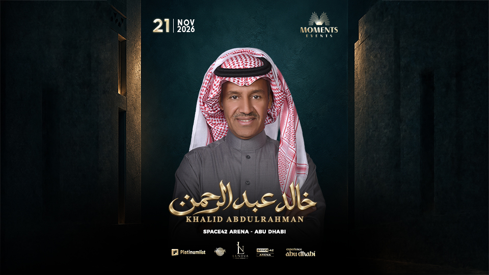 Khalid Abdulrahman Live at Space42 Arena in Abu Dhabi