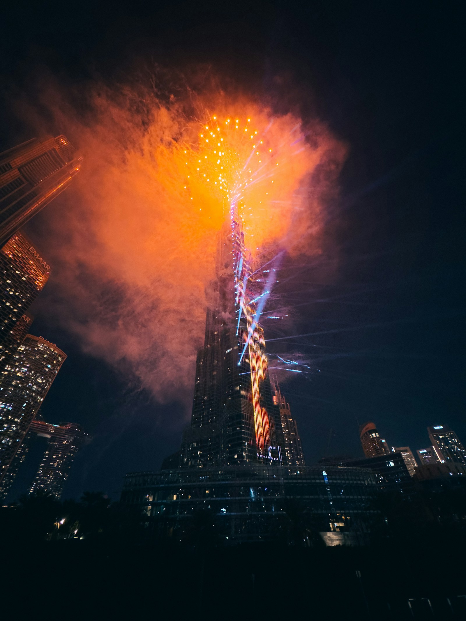 Downtown Dubai · NYE-фейерверки у Бурдж-Халифа