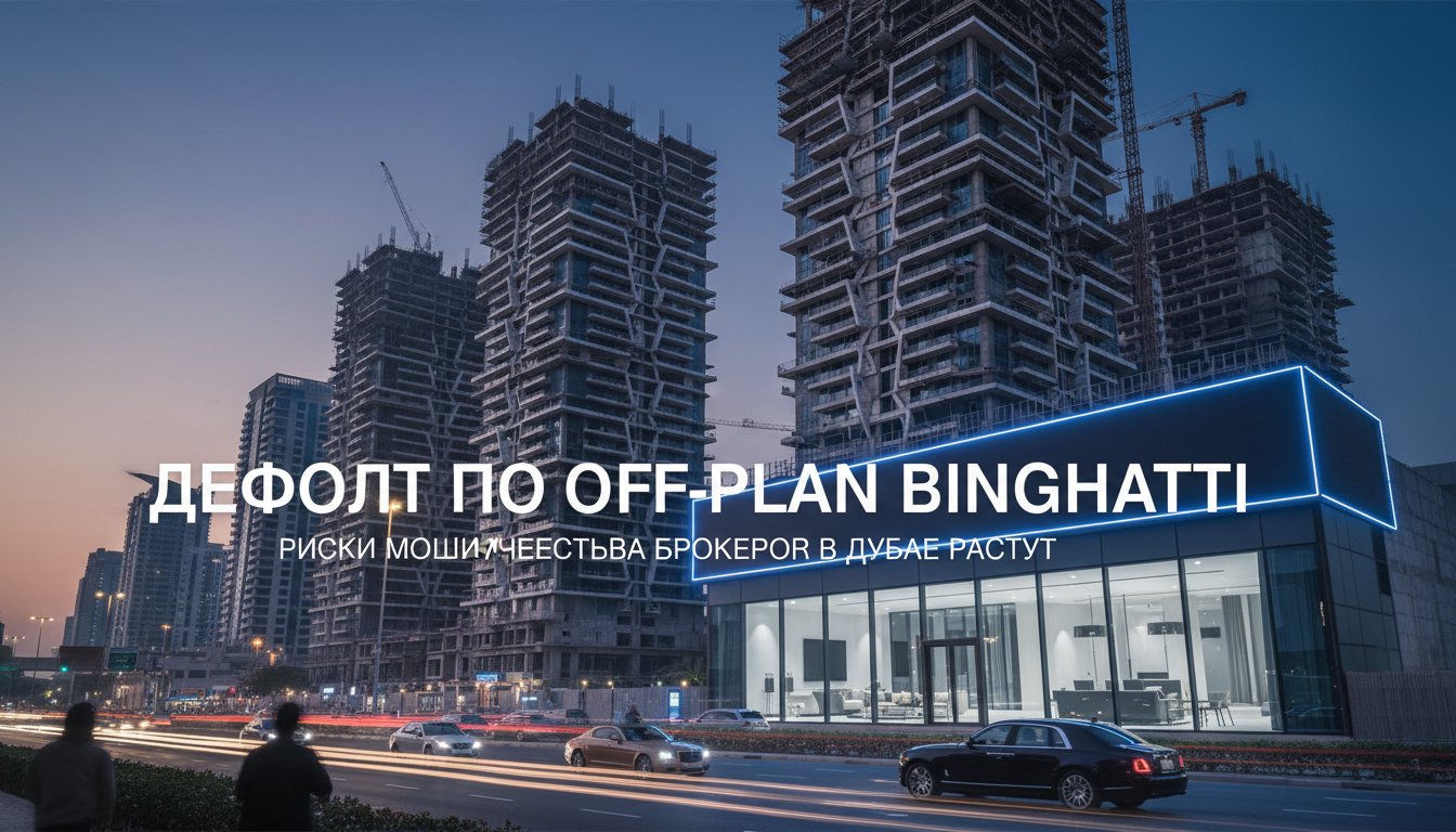Дефолт по off-plan Binghatti: риски мошенничества брокеров в Дубае растут